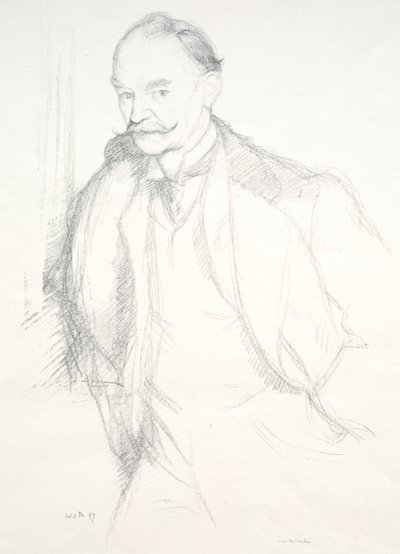 Thomas Hardy by William Rothenstein