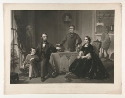 Lincoln ve Ailesi by William Sartain