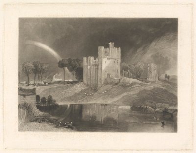 Brougham Kalesi, Eamont ve Lowther Nehirlerinin Kavşağı yakınında by William Say