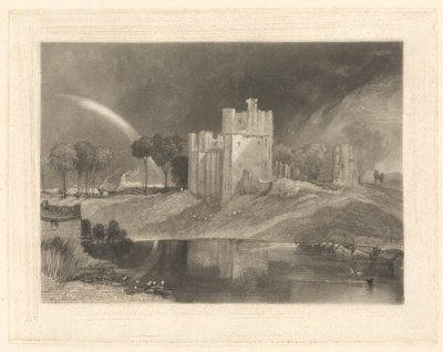 Brougham Kalesi, Eamont ve Lowther Nehirlerinin Kavşağı yakınında by William Say