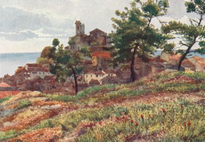 Eski Şehir, Cannes (renkli taş baskı) by William Scott