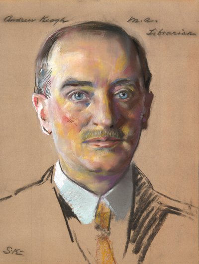 Andrew Keogh, MA 1904, Kütüphaneci 1916- by William Sergeant Kendall