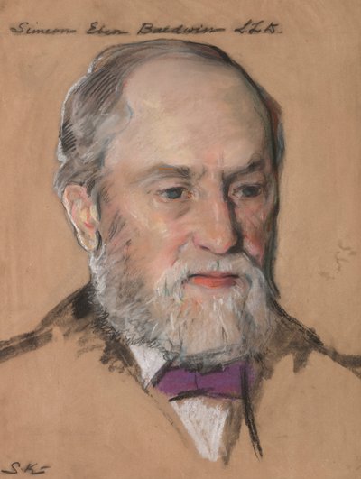 Simeon Eben Baldwin B.A. 1861, Hukuk Profesörü 1872-1912 CT Valisi by William Sergeant Kendall