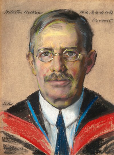 Williston Walker. Kilise Tarihi Prof. 1901-22, Provost 1920-22 by William Sergeant Kendall