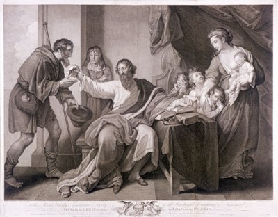 Büyük Alfred somununu hacı ile paylaşıyor, 1782 by William Sharpe