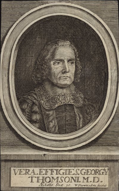 George Thomson bir İngiliz doktor, tıp yazarı ve hiciv yazarı by William Sherwin