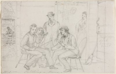 bir melodi yakalamak by William Sidney Mount