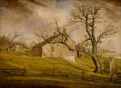 Long Island Çiftlik Evleri, 1862-63. by William Sidney Mount