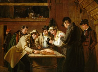 Kaz için Çekiliş Çekilişi, 1837. by William Sidney Mount