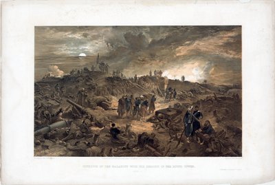 Kırım Savaşı (1853-1856): Sivastopol (Ukrayna) kuşatmasının bir bölümü, Malakoff kulesini aldıktan sonra harabeler arasında Fransız birlikleri, 8 Eylül 1855 (8 Eylül 1855