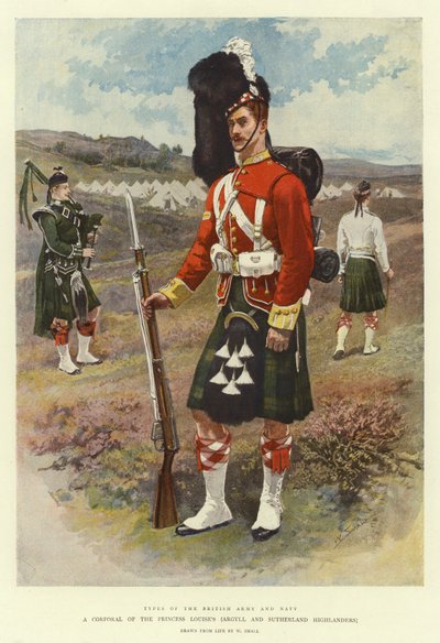 Prenses Louise's, Argyll ve Sutherland Highlanders'ın Onbaşı by William Small