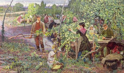 Hop Toplayıcılar, c.1870 by William Small