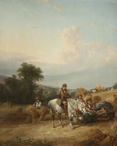 hasat sahnesi by William Snr. Shayer