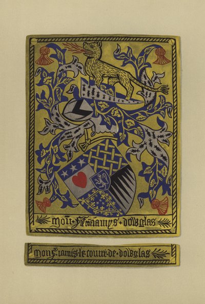 Sör James Douglas, Douglas ve Avondale kontu, 1461-1488 (chromolitho) by William St John Hope