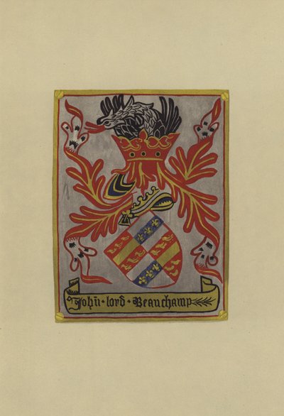 Sir John Beauchamp, Powyk lordu Beauchamp, 1445-1475 (kromolitho) by William St John Hope