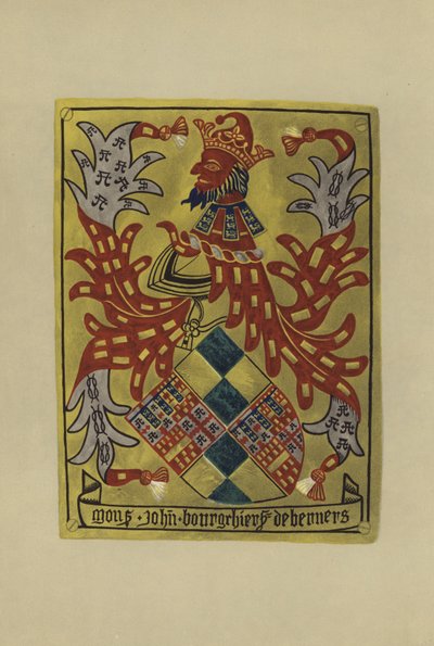 Sir John Bourchier, lord Berners, 1459-1474 (kromolitho) by William St John Hope