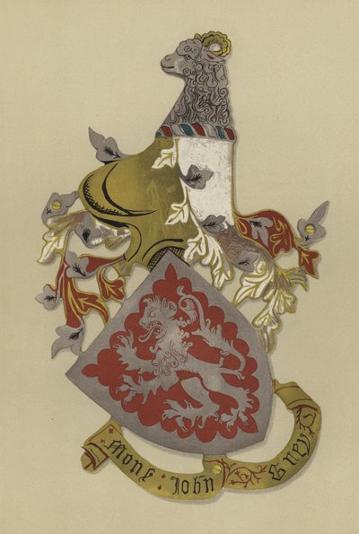 Sir John Grey, Tankerville Kontu, c 1419-1421 (kromolitho) by William St John Hope