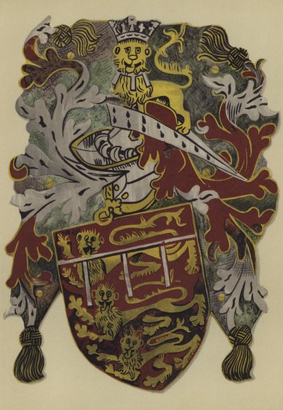 Sir John Mowbray, Surrey ve Warenne kontu, Norfolk dükü ve mareşal kontu, 1472-1475-6 (chromolitho) by William St John Hope
