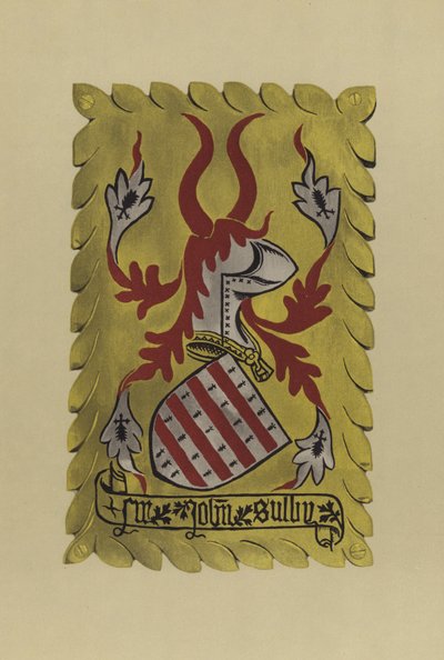Sir John Sully, c 1361-c 1388 (kromolitho) by William St John Hope