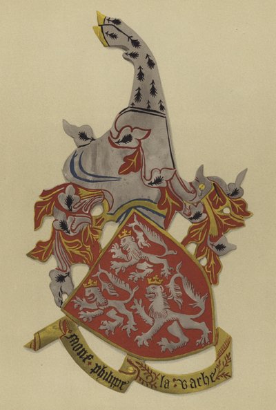 Sir Philip de la Vache, 1399-1408 (kromolitho) by William St John Hope