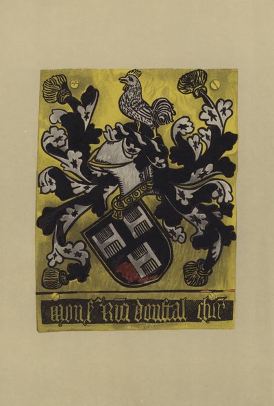 Sir Richard Tunstall, c 1484-c 1492 (kromolitho) by William St John Hope