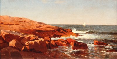 Kayalık Sahil, 1862 by William Stanley Haseltine