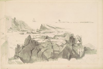 Sevişmek Kayaları, Nahant, Massachusetts by William Stanley Haseltine