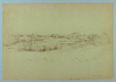 Peyzaj çalışması, Ostia, İtalya by William Stanley Haseltine