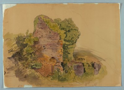 Kule Üssü, Ormandaki Harabelerin Kroki by William Stanley Haseltine