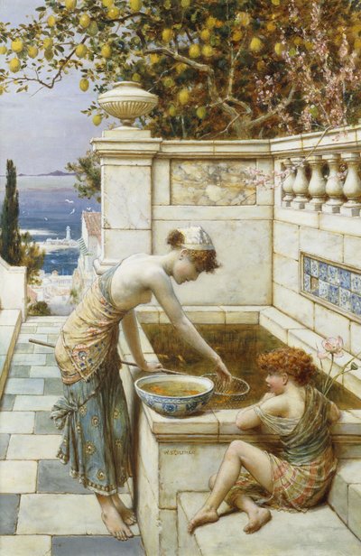 Japon balığı Göleti, by William Stephen Coleman