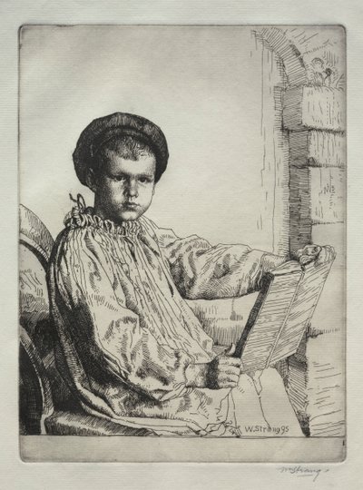 David R. Strang, 1895. by William Strang