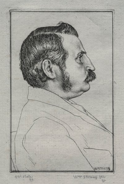 Henry Austin Dobson, No. 2, 1894. by William Strang