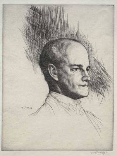 John Galsworth, 1920. by William Strang
