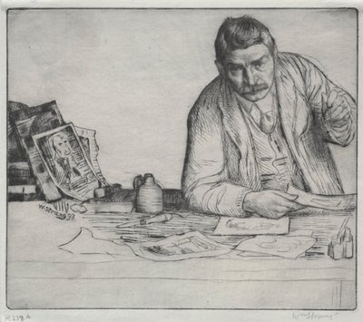 Otoportre - "Etcher" by William Strang
