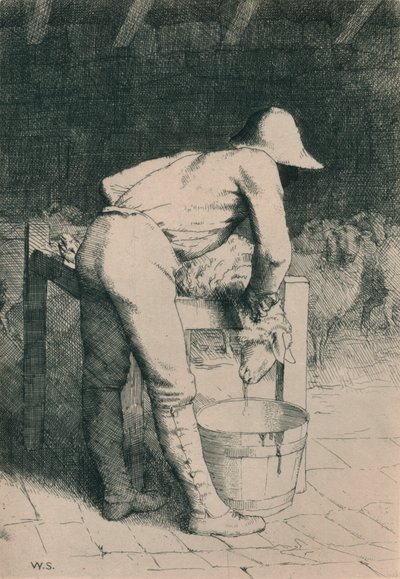 Kasap ve Koyun, c1916 by William Strang