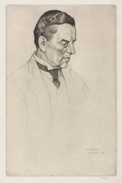 Çok Saygıdeğer Joseph Austen Chamberlain, 1903. by William Strang