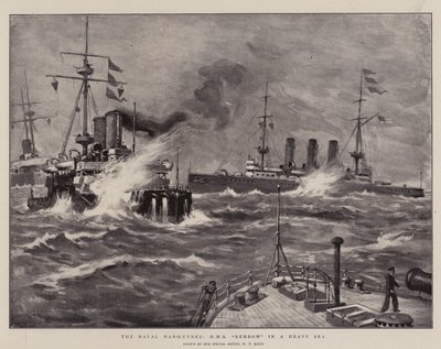 Deniz Manevraları, Ağır Bir Denizde HMS Benbow by William T. Maud