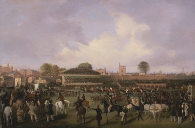 Lord Westminster'ın Kardinal Puff'ı, Sam Darling Up ile, Tradesman's Plate'i Kazanıyor, Chester by William Tasker