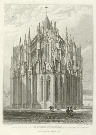Cologne Cathedral  by William Tombleson