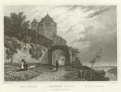 Rheineck Kalesi by William Tombleson