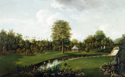 Çay Köprüsü'nden görünüm (tuval üzerine yağlı boya) by William Tomkins