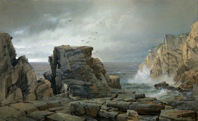 Kayalık Bir Sahil, 1877. by William Trost Richards
