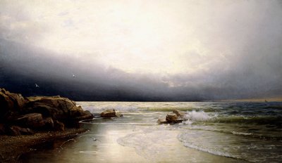 Lands End - New Jersey Sahili, 1887 by William Trost Richards