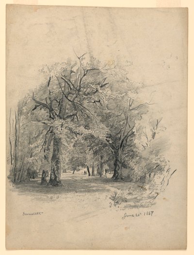 Manzara, Darmstadt, Almanya by William Trost Richards