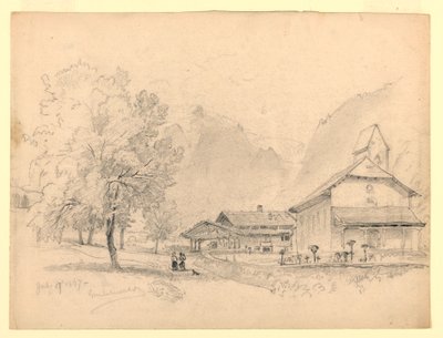 Manzara, Grindelwald, İsviçre by William Trost Richards