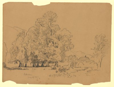 Manzara, Interlaken, İsviçre by William Trost Richards