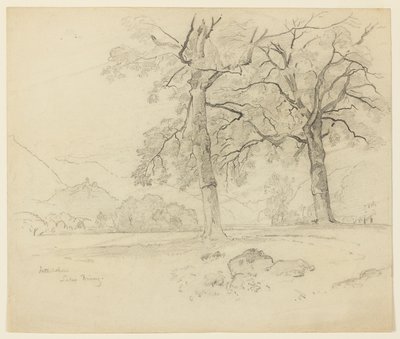 Manzara, Brienz Gölü, Interlaken, İsviçre by William Trost Richards