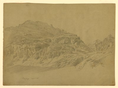 Manzara, Meiringen, İsviçre by William Trost Richards