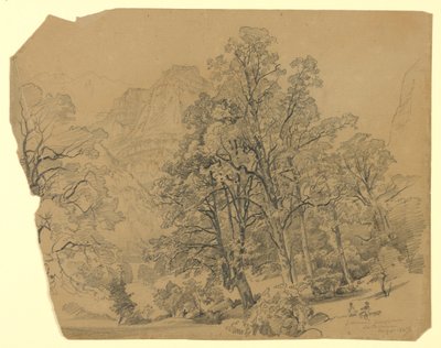 Manzara, Silberhorn, Lauterbrunnen, İsviçre by William Trost Richards