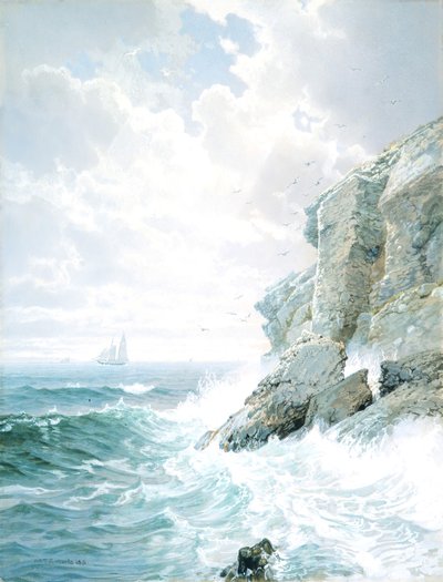 Araf Uçurumu, 1876. by William Trost Richards